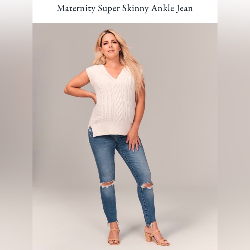 Maternity Abercrombie stretchy skinny jeans